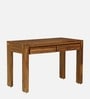 Hamburg Sheesham Wood Writing Table In Rustic Teak Finish