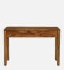 Hamburg Sheesham Wood Writing Table In Rustic Teak Finish