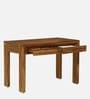 Hamburg Sheesham Wood Writing Table In Rustic Teak Finish