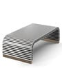 Egyptian Stripe Bone Inlay Coffee Table in Black & White Colour