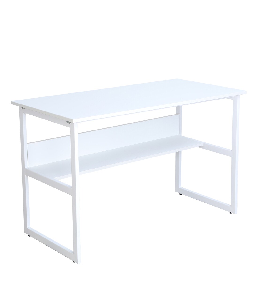 Buy Takashi Writing Table In White Colour By Mintwud Online Modern