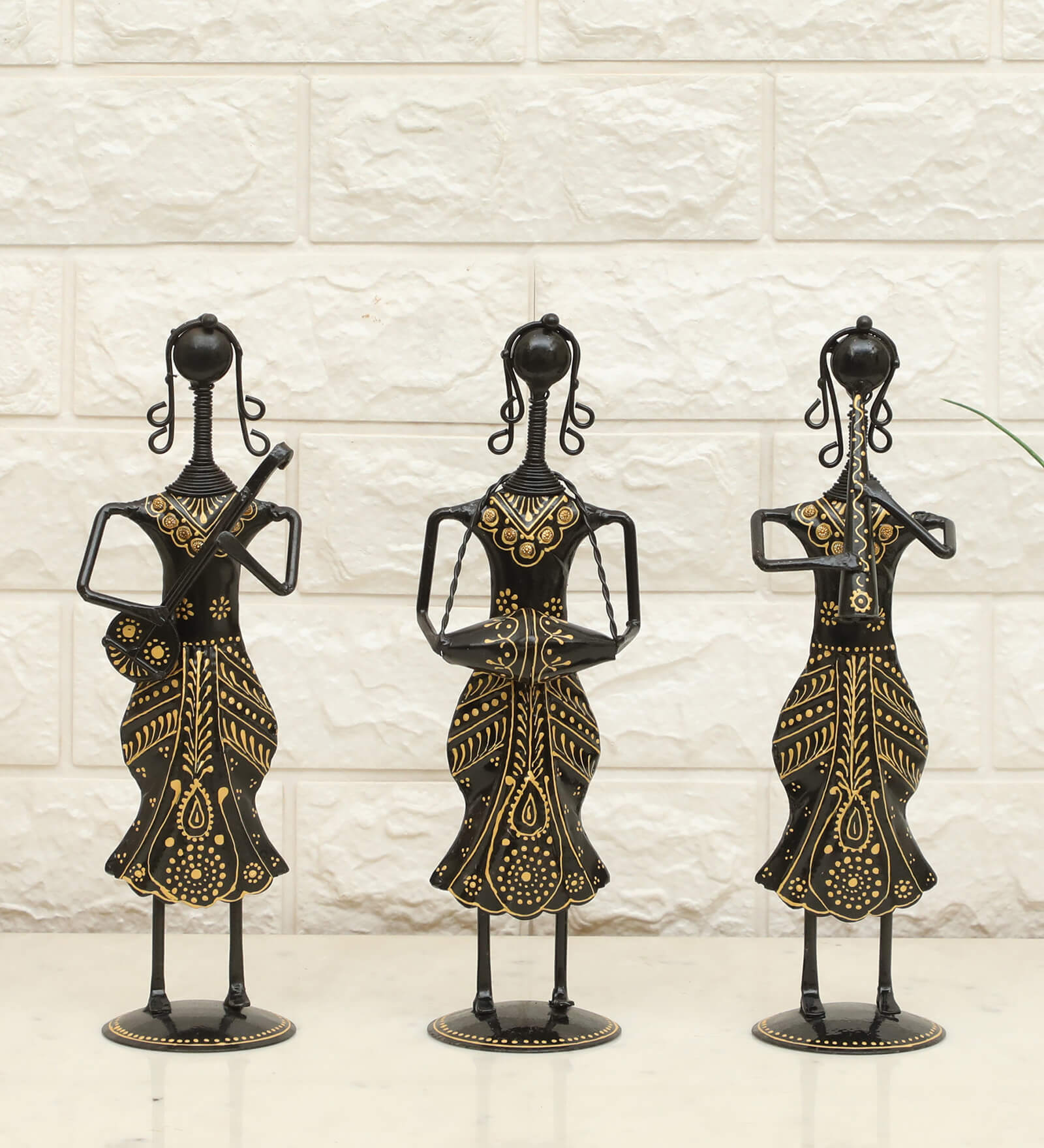 Eiko Musician Dolls Set of 3 Showpiece