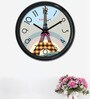 Multicolor Plastic Eiffel Tower Kids Wall Clock