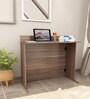 Eisner Foldable Study Table in Cairo Walnut Finish
