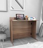 Eisner Foldable Study Table in Cairo Walnut Finish