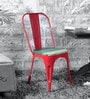 Timpani Metal Iconic Chair in Distress Colour