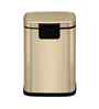 Eko Soft-Close Bathroom Trash Can 6L Stainless Steel Pedal Bin With Lid & Liner