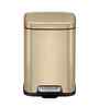 Eko Soft-Close Bathroom Trash Can 6L Stainless Steel Pedal Bin With Lid & Liner