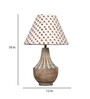 Ektara Table Lamp With Yellow Printed Shade