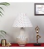 Ektara Table Lamp With Yellow Printed Shade