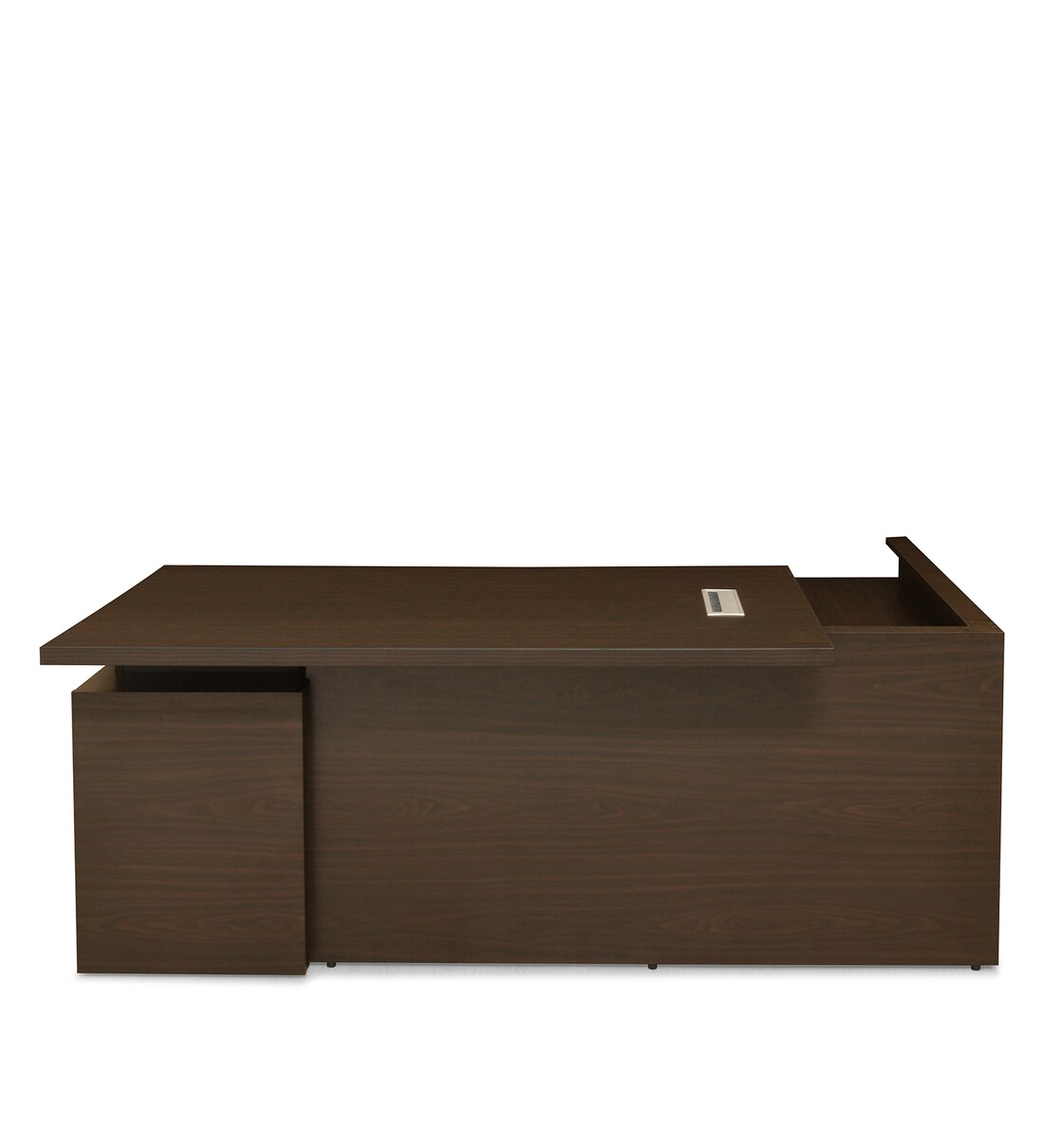 Buy Elegant Executive Table in Walnut Colour By Nilkamal Online