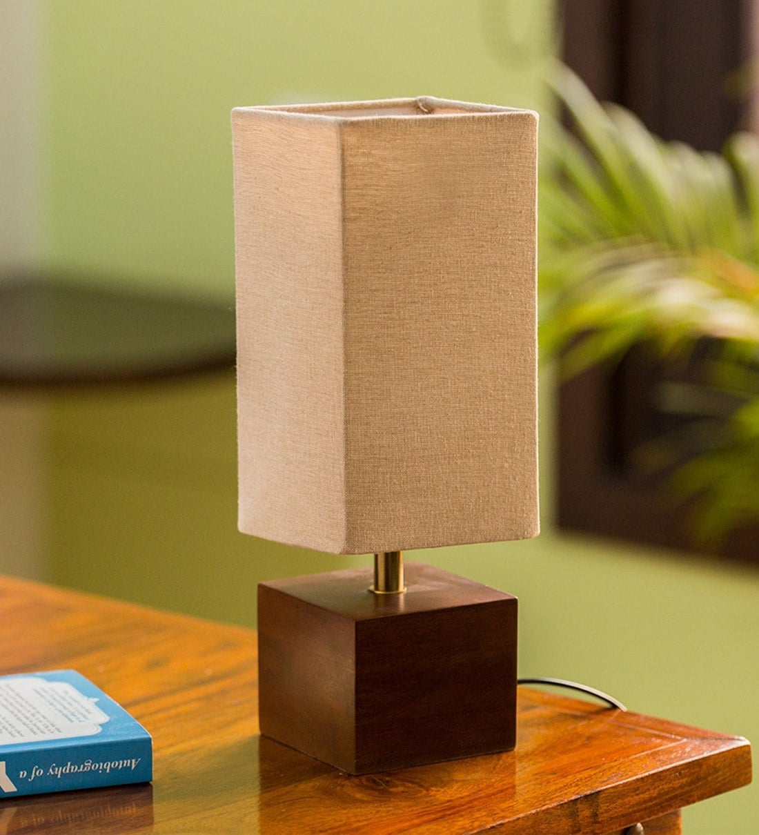 linen table lamp