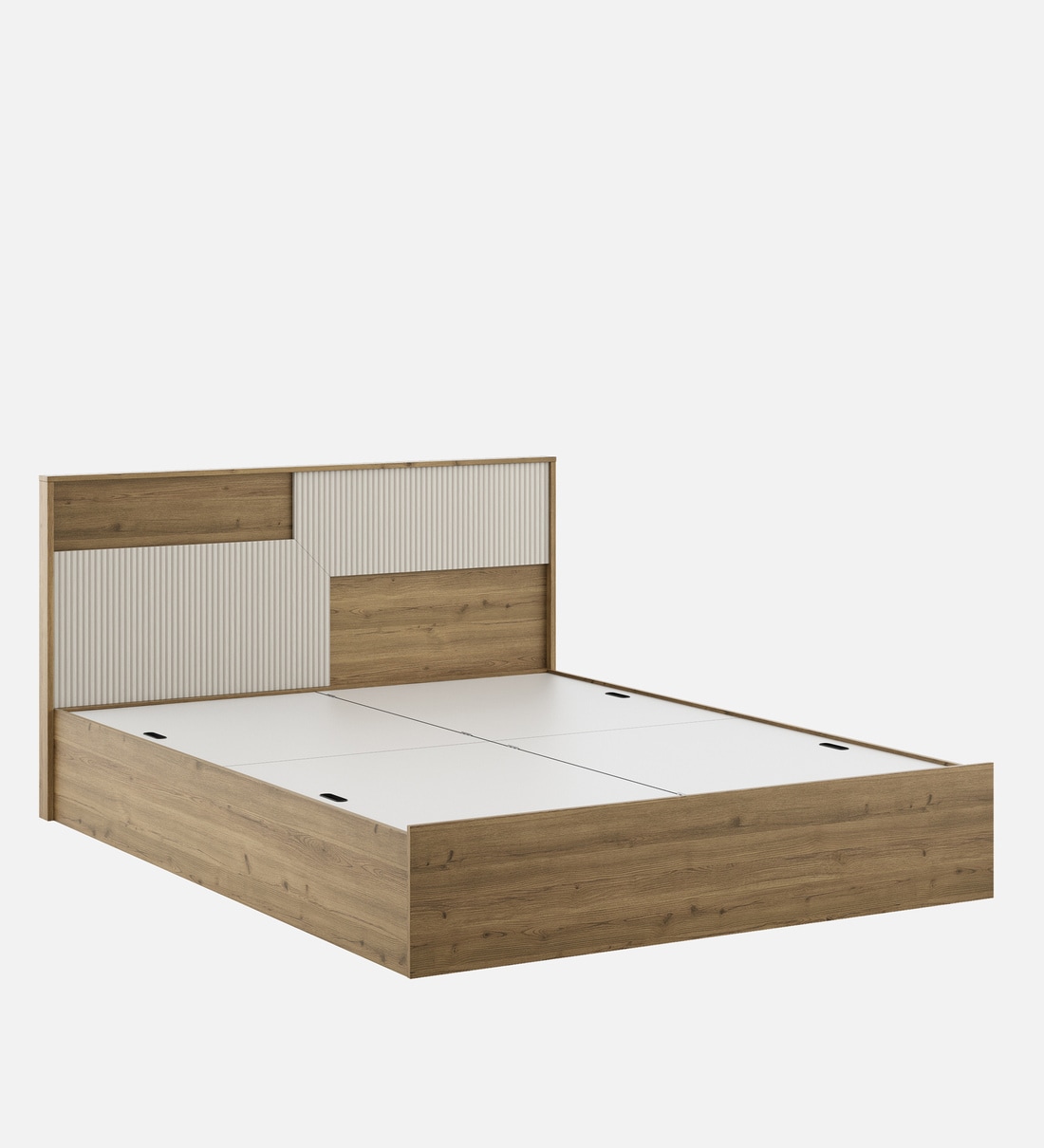 Buy Kosmo Weave King Size Bed in Vermount Finish with Box Storage at 37%  OFF by Spacewood