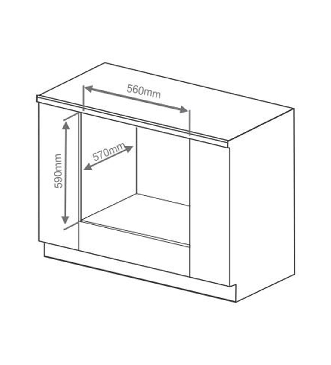 Buy Elica 60 CM & 65 Litres Multifunction Built in Oven ModelEpbi