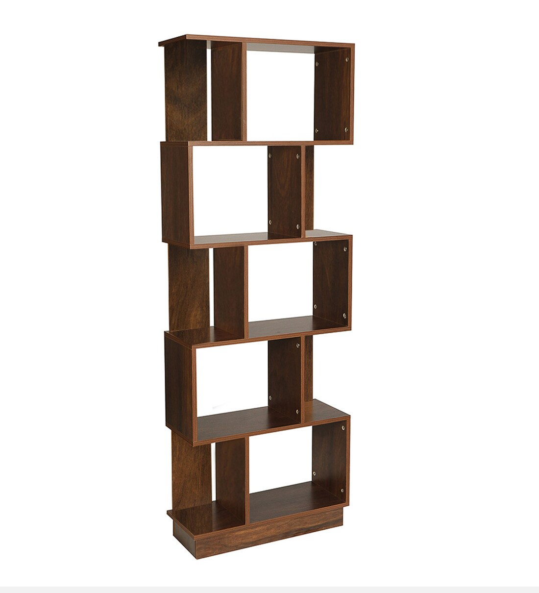 Buy Eliot Wide Book Shelf In Brown Matte Finish By Wakefit Online Modern Book Shelves Book