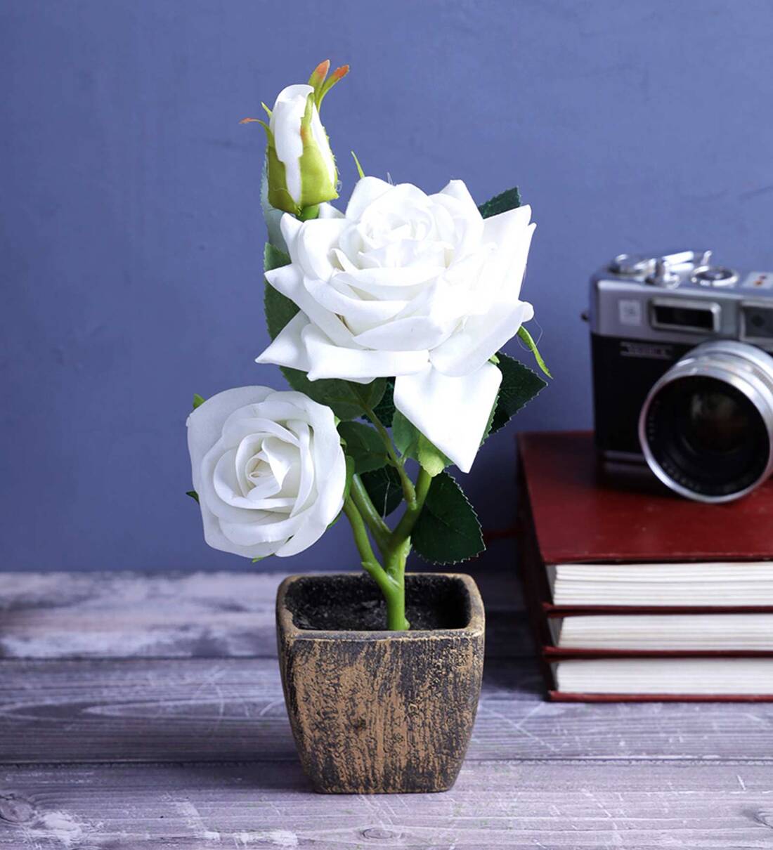 Buy White Resin Ella Artificial Flowers at 17 OFF by A Vintage Affair