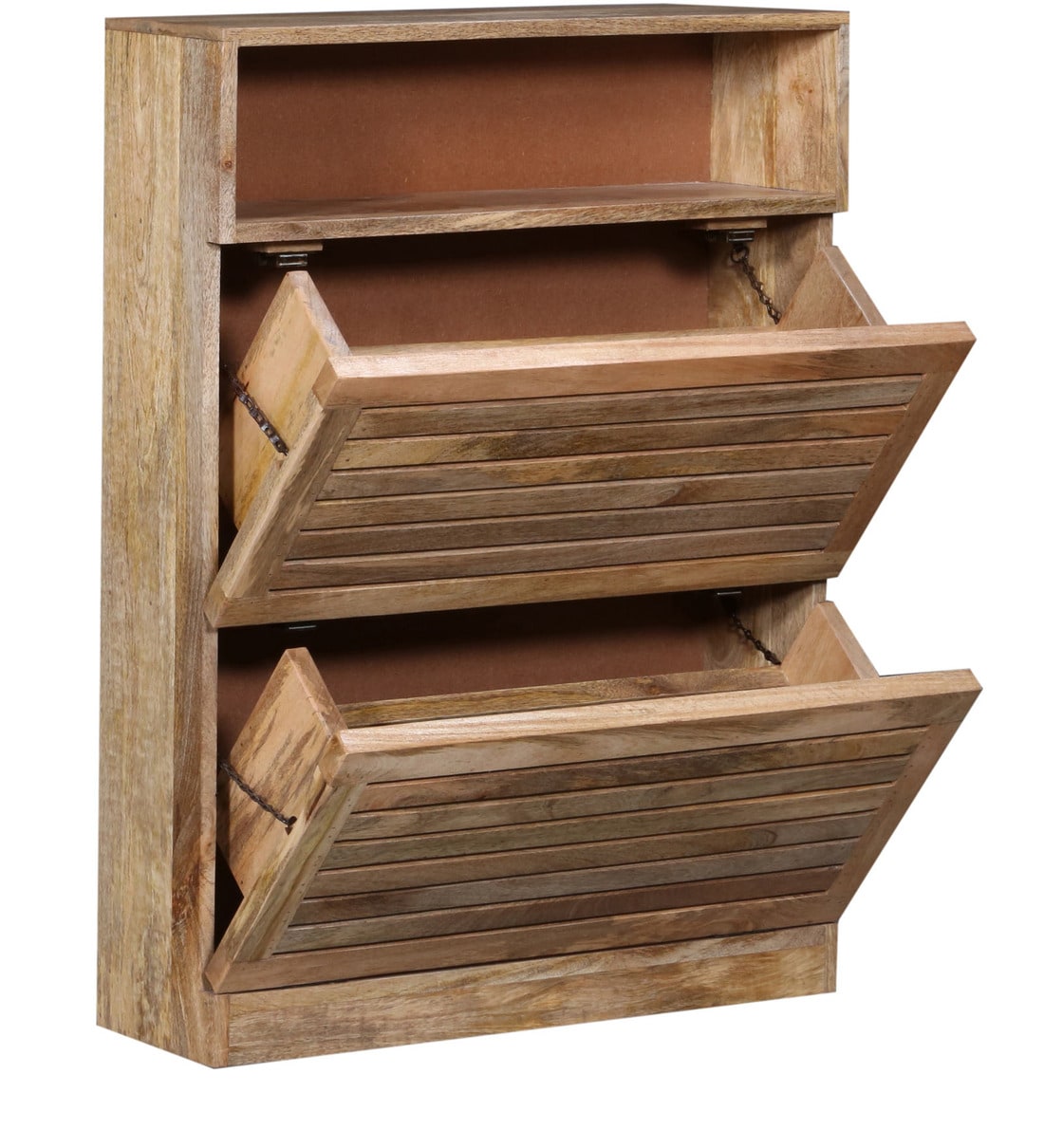 Buy Winlock Shoe Rack In Natural Sheesham Finish By Woodsworth Online