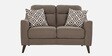 EL Paso Fabric 2 Seater Sofa in Brown Colour