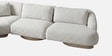 Elaris Rhs 3 Seater Sofa In Off White Colour