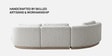 Elaris Rhs 3 Seater Sofa In Off White Colour