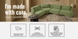 Elaris Rhs 3 Seater Sofa In Olive Colour