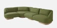 Elaris Rhs 3 Seater Sofa In Olive Colour