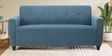 Roman 3 Seater Sofa in Blue Colour Roman 3 Seater Sofa in Blue Colour