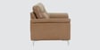 Elegance Leatherette 2 Seater Sofa in Brown Color