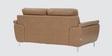 Elegance Leatherette 2 Seater Sofa in Brown Color
