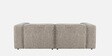 Elegant Edge 2 Seater Boucle LHS L Shaped Sofa In Dark Grey Color