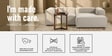 Elegant Edge 2 Seater Boucle LHS L Shaped Sofa In White Color