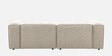 Elegant Edge 2 Seater Boucle LHS L Shaped Sofa In White Color