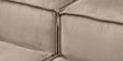 Elegant Edge 2 Seater Corduroy RHS L Shaped Sofa In Cr me Color