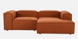 Elegant Edge 2 Seater LHS Sofa In Tan Color