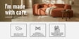 Elegant Edge 2 Seater LHS Sofa In Tan Color