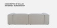 Elegant Edge 2 Seater Versatile LHS L Shaped Sofa In Cr me Color