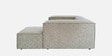 Elegant Edge 2 Seater Versatile LHS L Shaped Sofa In Dark Grey Color