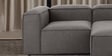Elegant Edge 2 Seater Versatile LHS L Shaped Sofa In Dark Grey Color