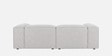 Elegant Edge 2 Seater Versatile LHS L Shaped Sofa In Grey Color
