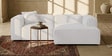 Elegant Edge 2 Seater Versatile LHS L Shaped Sofa In Grey Color