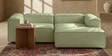 Elegant Edge 2 Seater Versatile LHS L Shaped Sofa In Olive Green Color