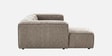 Elegant Edge 3 Seater Boucle RHS In Dark Grey Color