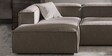 Elegant Edge 3 Seater Boucle LHS L Shaped Sofa In Dark Grey Color