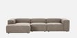 Elegant Edge 3 Seater Boucle RHS In Dark Grey Color