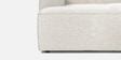 Elegant Edge 3 Seater Boucle RHS L Shaped Sofa In White Color