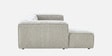 Elegant Edge 3 Seater Boucle RHS L Shaped Sofa In White Color