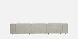 Elegant Edge 3 Seater Boucle RHS L Shaped Sofa In White Color