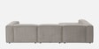 Elegant Edge 3 Seater RHS Sofa In Grey Color