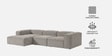 Elegant Edge 3 Seater RHS Sofa In Grey Color
