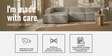 Elegant Edge 3 Seater RHS Sofa In Grey Color